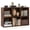 Brown, variant on Costway 6-Cube Bookcase Modern 3-Tier Storage Organizer Horizontal Vertical Bookshelf