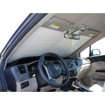 HeatShield, The Original Windshield Sun Shade, Custom-Fit for Honda Civic Sedan 2012, 2013, 2014, 2015, Silver Series