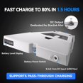 thumbnail image 4 of Pack de batería Ennzia E100 99 Wh 27.600 mAh resistente al agua IP65, 4 of 7