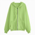 thumbnail image 4 of Godom Sweatshirts Jackets for Women Zip up Hoodies Long Sleeve Pullover Fall Clothing with Pockets Womens Sweatshirt, 4 of 4