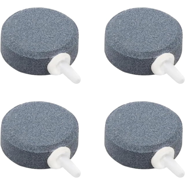 Dussdote 4 Piezas - Piedras difusoras de aire - Difusores de burbujas - Piedras de oxígeno para acuarios - Compatibles con bombas de aire, acuarios, cubos y estanques