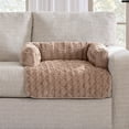 thumbnail image 2 of SureFit  Pet Fido Fur 3-Sided Bolster Pet Bed, Couch Protector 28x32 - Tan, 2 of 5