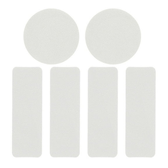 6Pcs Shoe Repair Patches Adhesive Sneaker Repair Patches Square Round Shoe Hole Prevention Repair Patches Easy Use