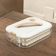 thumbnail image 1 of Fufafayo under $5 Multi-Layer Food Storage Container, Household Refrigerator Organizer Box, Transparent Kitchen Preservation Container for Pantry Shelves Counter Organization, Stackable Freezer Box, 1 of 8