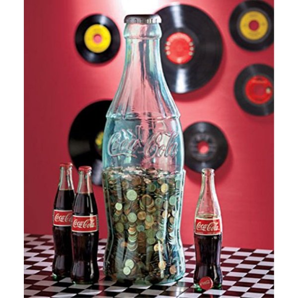 Jumbo CocaCola Coke Contour Bottle Coin Bank