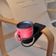 thumbnail image 4 of Portavasos de agua creativo para el hogar, la oficina, la mesa, el escritorio, con clip grande, para agua, bebidas, refrescos y café Ormromra 222994-3, 4 of 9
