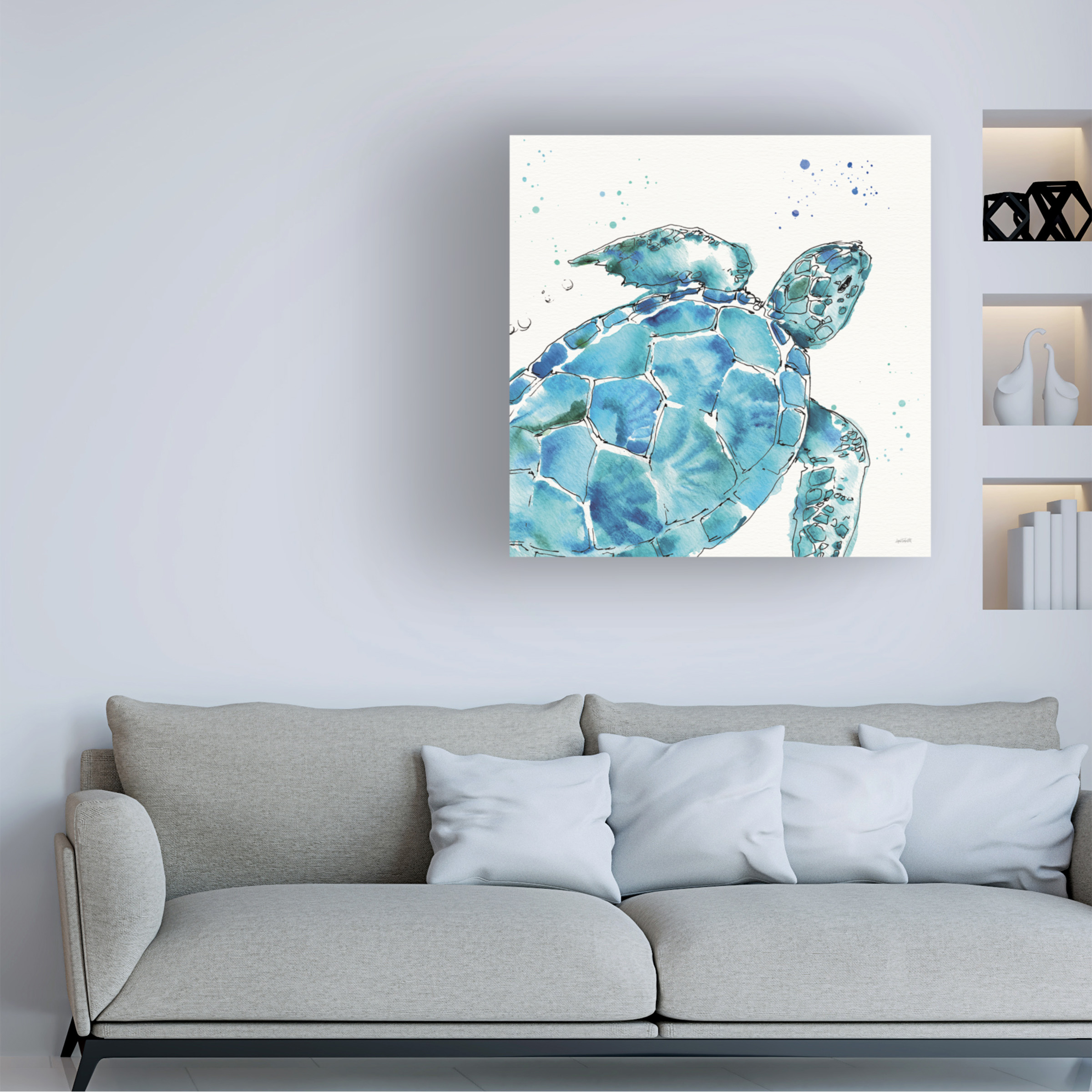 Trademark Fine Art 'Deep Sea IX' Canvas Art by Anne Tavoletti