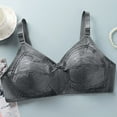 thumbnail image 4 of mgoYE Women's Full Coverage Minimizer Underwire Plus Size Support Bra(Dark Gray,38), 4 of 5