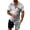 White, variant on Vedolay Men Short Sets Outfits 2 Piece Men's 2 Piece Summer Outfits Fashion Casual Shirt and Shorts Tracksuit Set,Blue 6XL