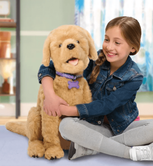 FurReal Biscuit My Lovin’ Pup-22 INCH- Responds To Voice Commands- Animatromic Motion Activated Life Size