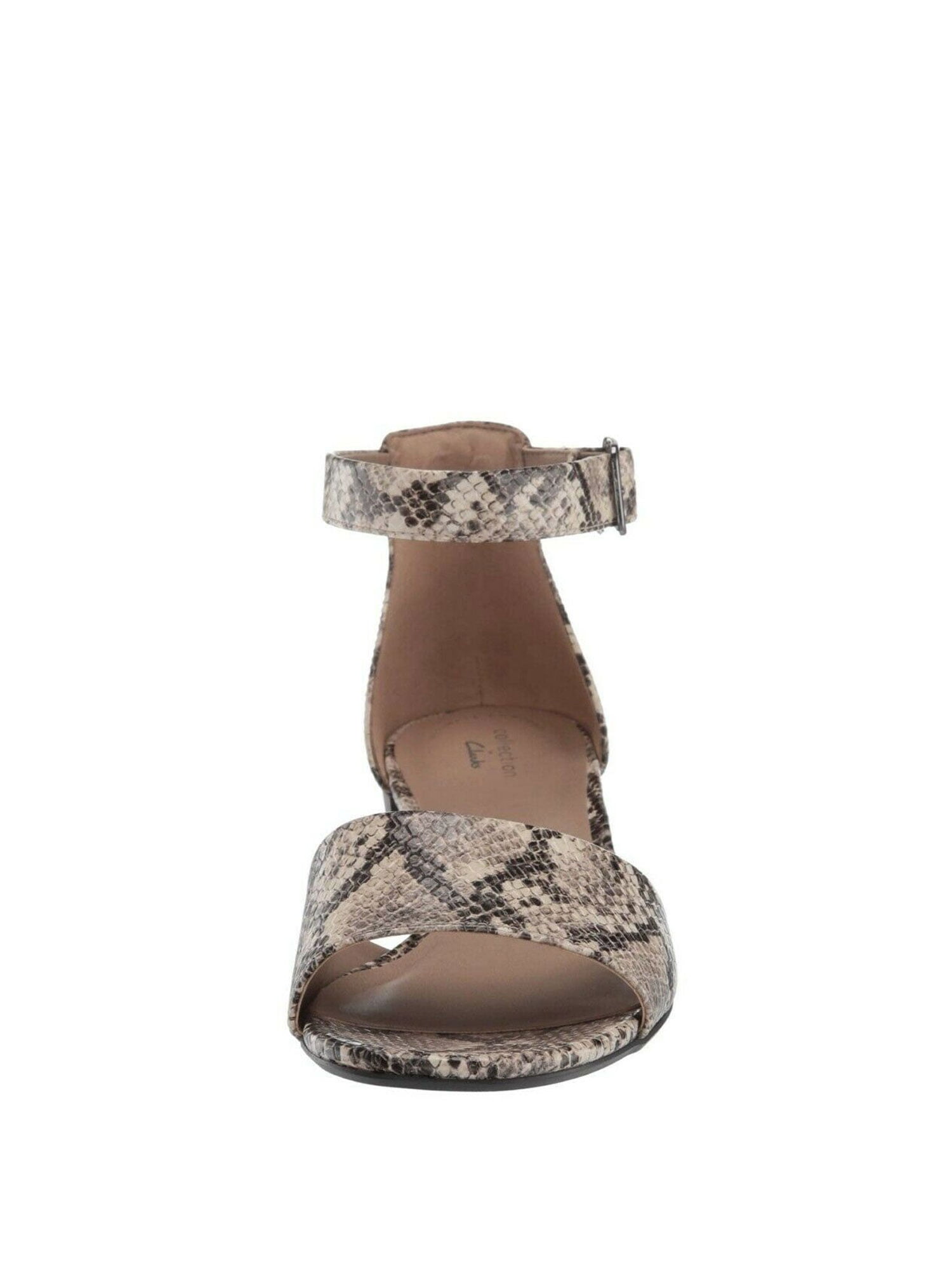 Clarks Elisa Dedra Women s Block Heel Sandals 47475 Walmart