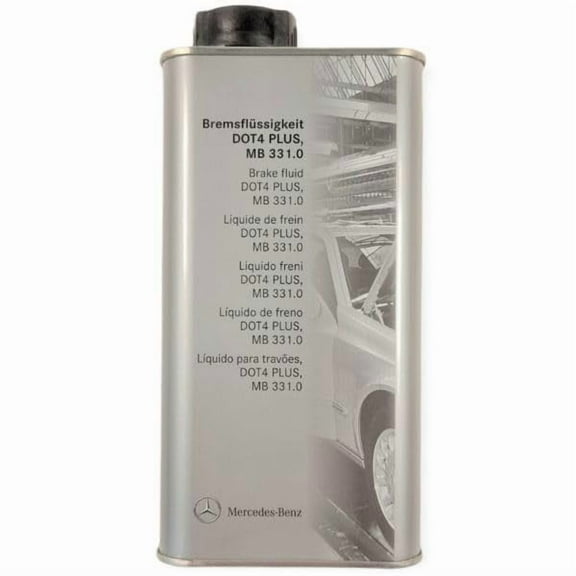 G3C3254LMercedes GENUINE 1L Brake Fluid DOT 4 PLUS Ultra Low Viscosity MB Spec 331.0 NEW