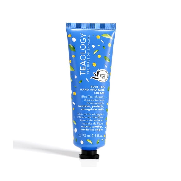 Crema para manos y uñas Teaology Blue Tea con manteca de karité 50 ml