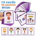thumbnail image 1 of 15 Cards My Emotion Feeling English Learning Words Flash Cards Kids Educational Learn Toys For Children Enlightenment Card, 1 of 4