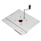 thumbnail image 1 of Elevador para Fresadora 240 X 200Mm aleación de Aluminio Router Tabla Insertar Placa Universal con Router Ascensor Base Máquina de Grabado Madera Ranurado Recorte Mesa Superior ANGGREK Otros, 1 of 8