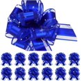 Large Royal Blue Pull Bow for Gift Basket Wrapping Gift Bows Presents ...