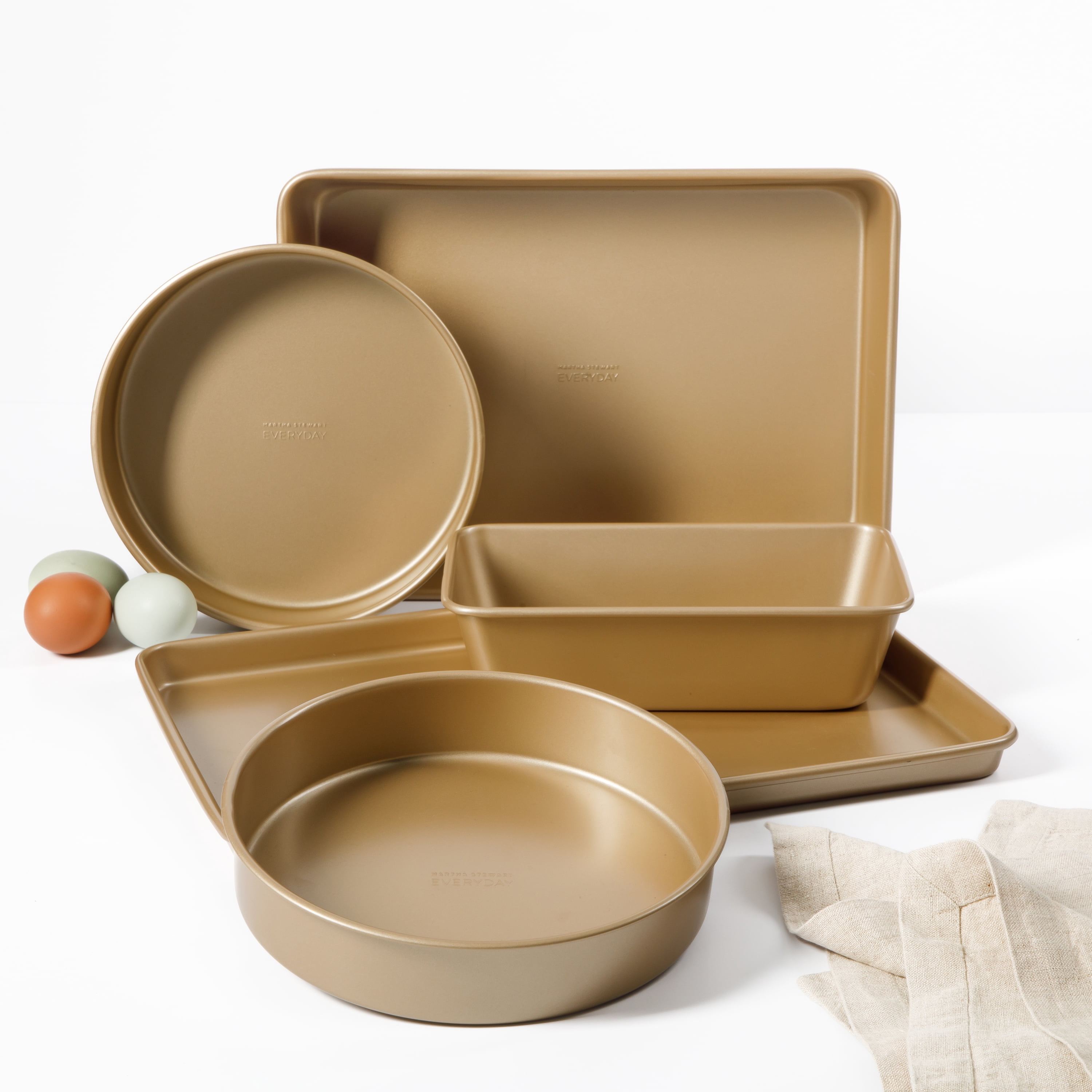 Martha Stewart Everyday 5-Piece Nonstick Carbon Steel Bakeware Set