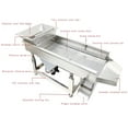 thumbnail image 3 of Electric Vibrating Sifter 1mm Screen Linear Shaker Straight Vibrating Sieve Shaker Double Motor TB608 Series, 3 of 8