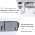 thumbnail image 2 of WHAMVOX Adhesive Soap Dish Holder with Draining Holes for Bathroom Grey PP Material 7.5 x 4.3 Inches, 2 of 8
