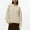 Beige, variant on HOMBOM Womens Cozy Sweaters Beige Pullover Casual Solid Crew Neck Knit Long Sleeve Tops for Womens