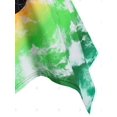 thumbnail image 4 of Cráneo del tinte del lazo del lazo de hombro Tamaño de Halloween Plus Tank Top Rosegal Camisetas sin mangas de talla grande, 4 of 5