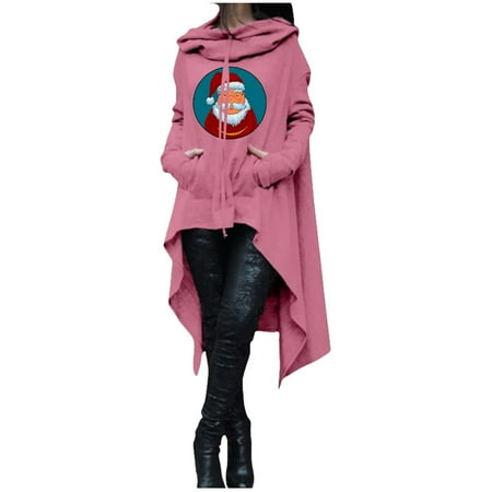 

Bospose Winter Soldier Shirt Long Sleeve Crop Top Corset Top Pink Top Women Plus Size Casual Loose Print Medium And Long Tops Hood Sweatshirts Women Blouse Lady Mid Length Sweater Hat Top Sweater L