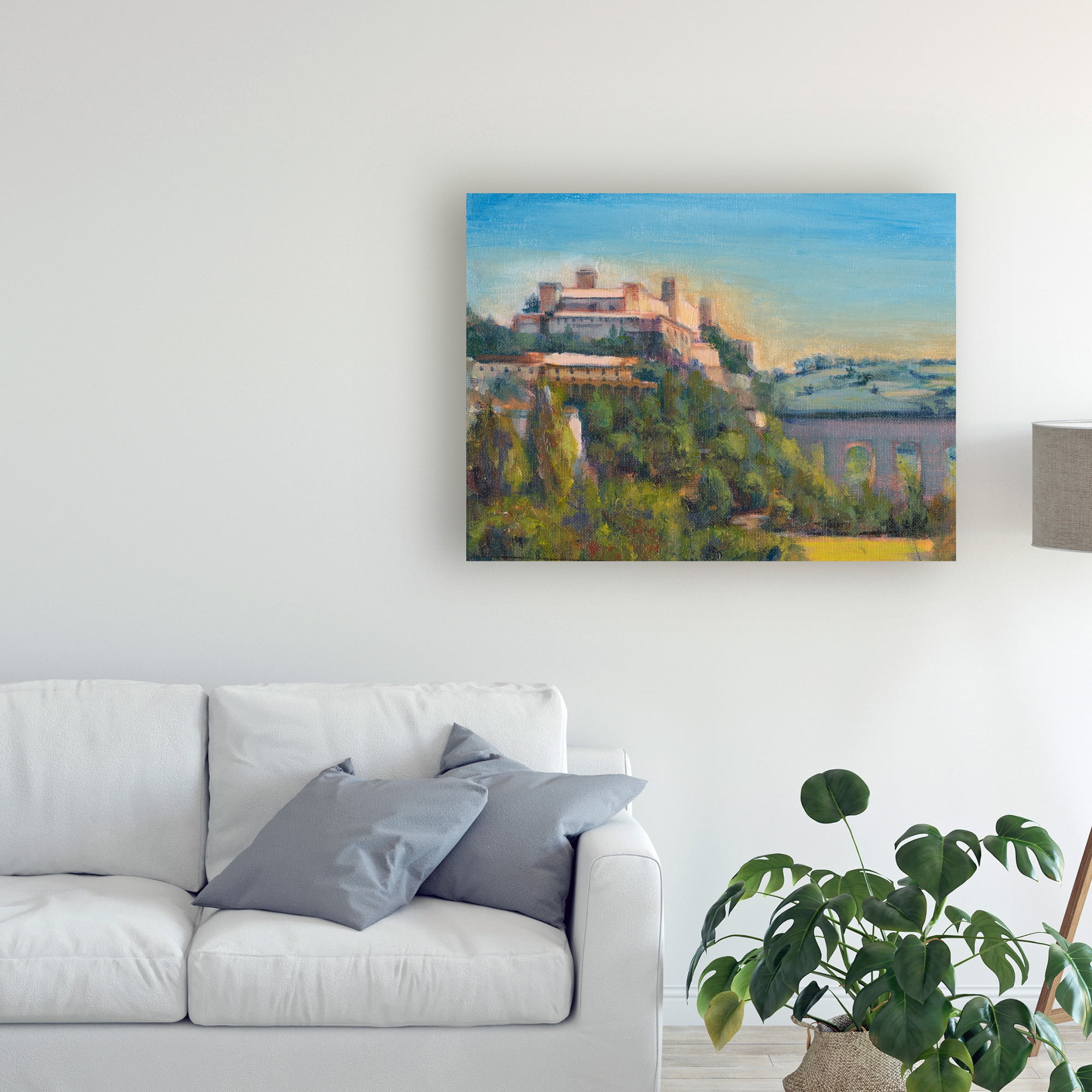 Trademark Fine Art 'Nostalgic Tuscany II' Canvas Art by Sandra Iafrate