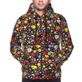 thumbnail image 4 of Hoodies for Men - Spring And Summer Flowers Long Sleeve Comfrt Men'S Fashion Hoodies & Sweatshirts, Sweatshirts for Men Hoodies Pullover Clothing Clothes with Pouch, 4 of 7