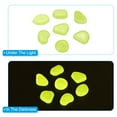 thumbnail image 4 of Uxcell 100Pack Glow Rocks 8-11mm Glow Pebbles Decoration in the Dark Luminous Stones Decor DIY Decorative Yellow, 4 of 7