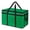 Green-Black Edge, variant on Insulated Food Delivery Bag for Pizza Delivery, Grocery Cooler Bag, Catering Supplies for Rideshare, Thermal Bags for Cold and Hot Food Carrier