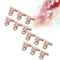 thumbnail image 4 of Curve C Nail Clip, Nail Extension Clips, Simple And Easy  Plastic Material Professional Manicurist For Nail Salon Rose Gold, 4 of 8
