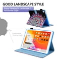thumbnail image 3 of Smart Case for iPad 6th/5th Generation 2018 2017, iPad Air 2 Case 2014, iPad Air 1st Case 2013 - Protective Leather Wallet Fold Stand Slim Flip Cute Apple iPad 9.7 Inch Cover Case, Pretty Mandala, 3 of 7