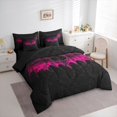 thumbnail image 3 of Homewish Gothic Pink Bat 7-Piece Twin Bedding Sets for Teens Female Men,Bohemian Damask Bedding Comforter Set,Traditional Floral Flower Breathable Sheet Sets,Super Cozy Room Decor,Reversible, 3 of 8