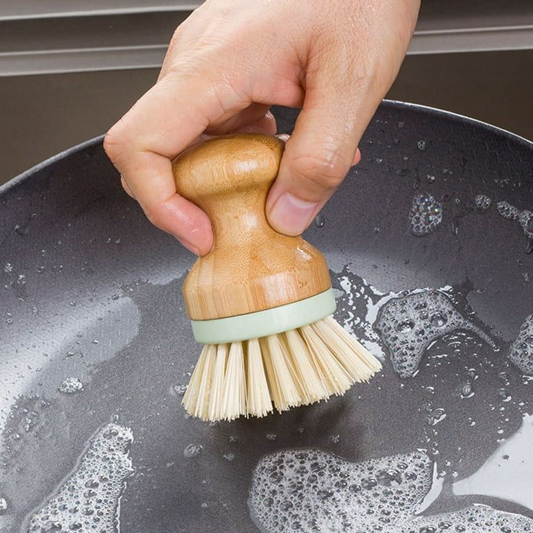Wooden Dish Washing Brush With Long Handle 