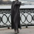 thumbnail image 2 of OSOLU Dresses Solid Color Fashion Women O-Neck Long Sleeve Pullover Lace Loose Large Size Dress Holiday Hawaiian Flowy Sundress, 2 of 5