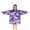 Purple, variant on Forest Camo Branches Leaves Pattern Blanket Hoodies for Kids 6-13YR Oversize Wearable Blanket Hoodies for Boys Girls Teens