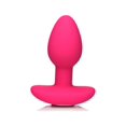 thumbnail image 2 of Gossip Pop Rocker Vibrating Silicone Anal Plug, Magenta, 2 of 5