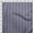 thumbnail image 3 of oneOone Georgette Viscose Gray Fabric Madras Check Sewing Craft Projects Fabric Prints By Yard 42 Inches Wide, 3 of 4