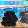 thumbnail image 4 of DSTESS 3.1 lbs Pool Filter Ball for Sand Filter Pump for Above Ground Pool, Pool Filter Media Balls Instead of Sand, Reusable Eco-Friendly Fiber Filter Media Ball Equals 110 lb Pool Filter Sand,Black, 4 of 5