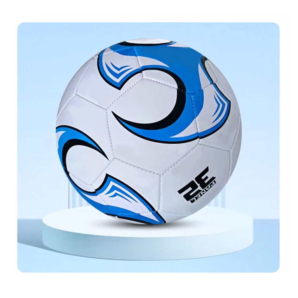 Ballon De Foot Taille 5 Blanc, PVC, 21,5 Cm, Pour Enfant - Entrainement Extérieur