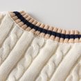 thumbnail image 5 of Enyan Baby Boys Girls Sweater Vest School Uniform V Neck Comfort Knitted Sleeveless Pullover Sweater Vest(Grey,6-7 Years), 5 of 7