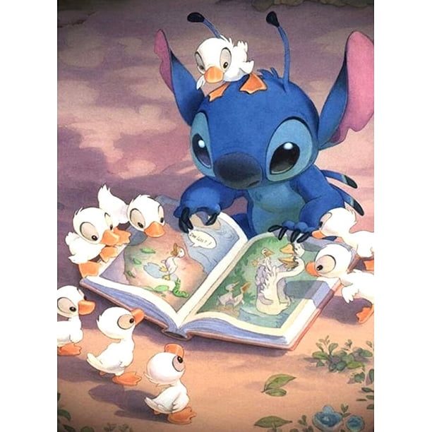 5D Diamond Painting Stitch Disney Diamond Art Full Drill Cross Stitch Kits Mosaic Picture Kids Room Wall Decor Child DIY Giftround 35x45cm Gao Jinjia LED