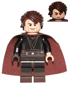 Lego Anakin Skywalker Sith cabeza Cabello De Set 9526 para Star Wars Minifigura Nuevo 