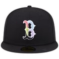 thumbnail image 2 of Men's New Era Black Boston Red Sox Multi-Color Pack 59FIFTY Fitted Hat, 2 of 5