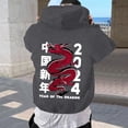 thumbnail image 2 of VBARHMQRT Chandail à Capuche Homme Manches Longues Mode Décontractée Imprimé 3D chandail-Over, 2 of 8