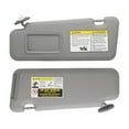 thumbnail image 3 of Left & Right Sun Visor For 2008-2013 Toyota Highlander, Driver & Passenger Side Sunvisor Replace 74320-48500-B0 74320-0E050-B0-two pieces-grey, 3 of 5