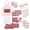 Maroon, variant on Top Cotton 20 Piece Kitchen Linen Set, Cotton Kitchen Towels, Dishcloths, Apron, Oven Mitts and Pot Holders (Maroon)