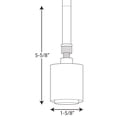 thumbnail image 2 of Markor Collection One-Light Matte Black Pendant Stem Kit, 2 of 2