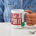 thumbnail image 4 of CafePress - Don't Wish For It Red Large Mug - 15 oz Ceramic Large White Novelty Mug, 4 of 6
