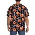 thumbnail image 3 of Balery Sunflowers Camisa Casual de Manga Corta con Botones para Hombre, Texturizada, Estilo Cubano, para Playa, Verano-3X-Large, 3 of 5
